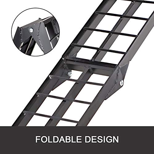 image for BestEquip Aluminum Ramps 9FT x 11.25 Inch ATV Ramps 1200LBS Capacity T