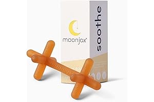 Moonjax Teethers: Natural Rubber Relief for Teething Babies