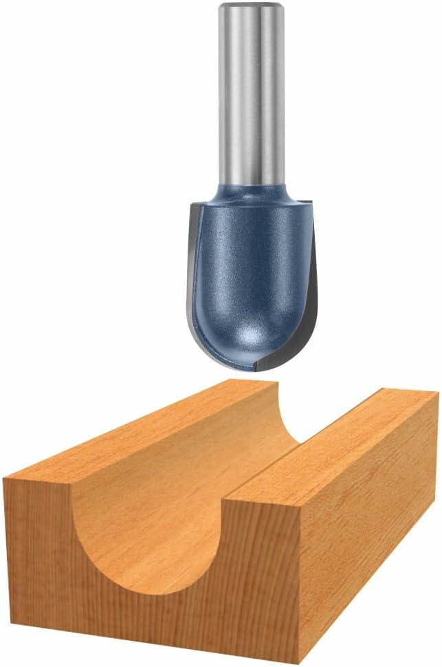 Bosch 85451M 1/2 in. x 1 in. Carbide Tipped Extended Round Nose Bit