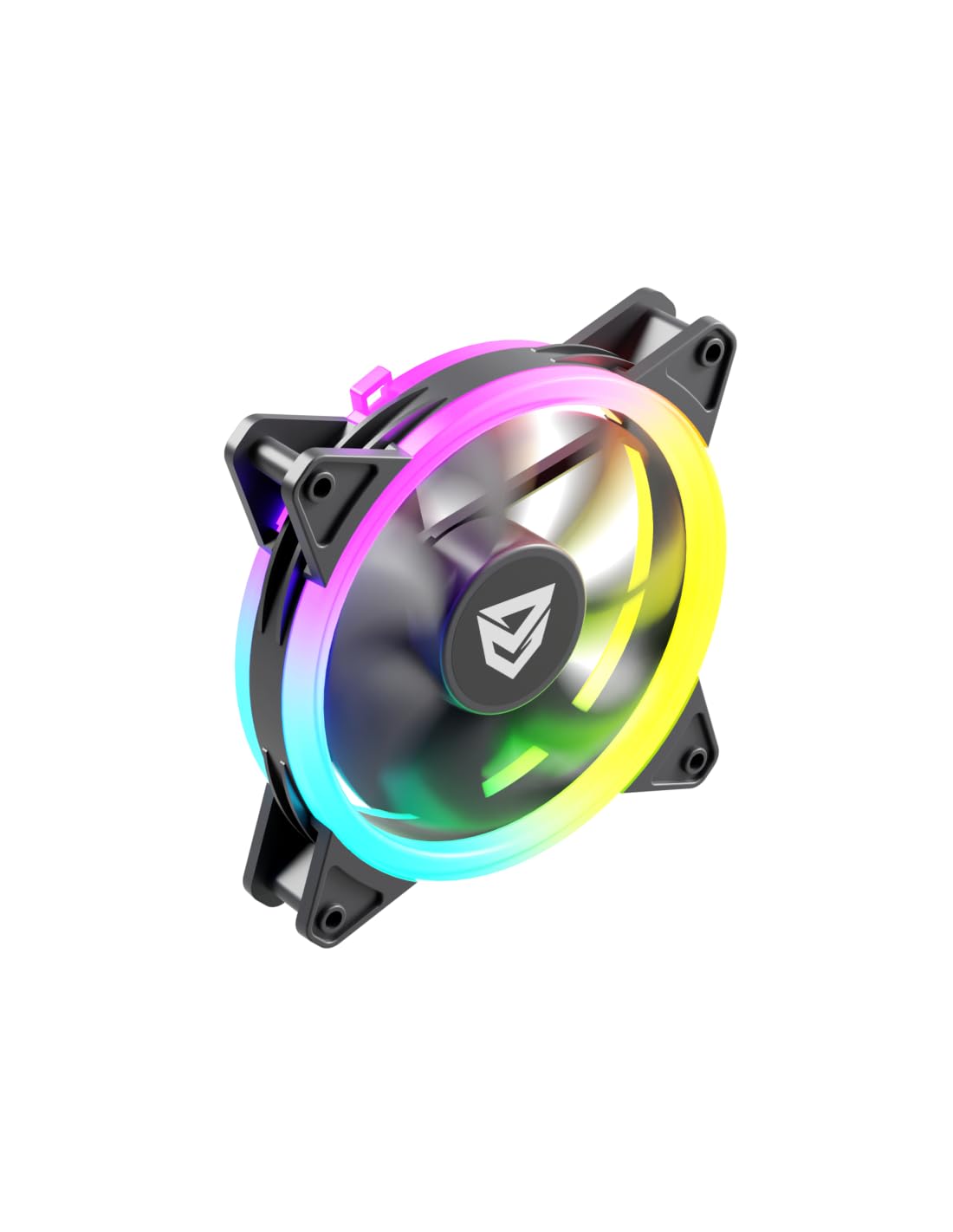 Nfortec Draco X ARGB 140mm Ultra Quiet 12dB 4 Pin High Airflow Fan Black