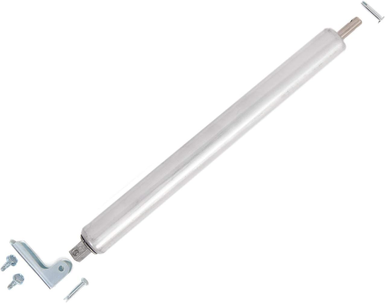 Trash & Linen Chute Door Aluminum Hydraulic Closer - Normally Retracted Piston Pump for Bottom & Side Hinged Laundry and Garbage Doors (10 Inch)