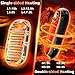Hand Warmers Rechargeable - Electric Hand Warmers 2 Pack with Dual-Sided Heating for 15Hrs Warmth, LED Display & Flashlight, Hunting Essentials, Christmas Gifts for Man Women Raynauds Golf