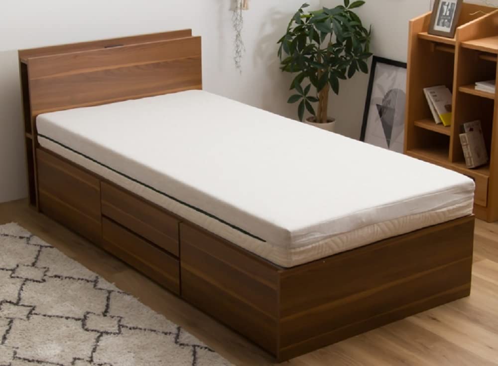 Amazon｜チェストベッド マットレス セット 全段フルスライドレール