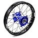 KKE 19/16 CNC Kids Wheels Fit for KTM 85 SX 2003-2020 TC85 2014-2020 Blue Anodized Hub