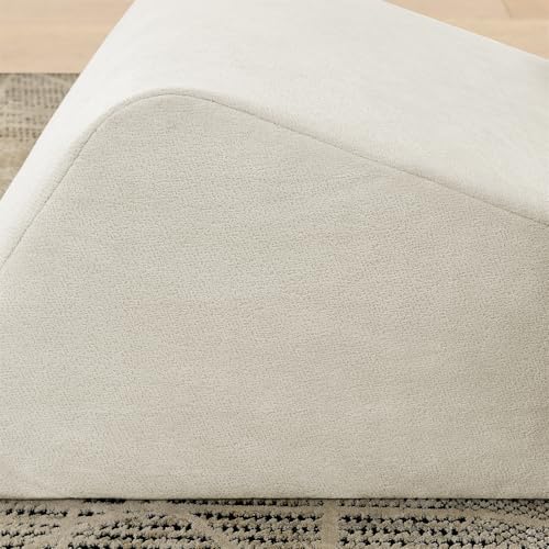 Bean Bag Chair, Lazy Floor Sofa Couch for Adults and Kids, Fireside Chair with Ergonomic Design, Memory Foam Lounge Chair for Living Room Bedroom, Office, Beige - Image 4