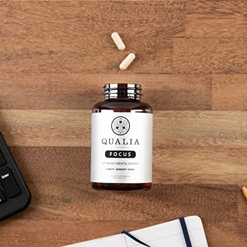 Qualia Focus Brain Booster Supplement | A Powerful Nootropic Designed To Deliver Sustained Mental Energy, Alertness, Concentration & Memory | With Ginkgo Biloba, L-Theanine Plus (Pack Of 2) #TOP7
