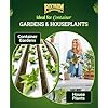 FoxFarm Ocean Forest Potting Soil with 2 Plant Tags, 12 Quarts - Light, Aerated Texture with Fish Meal, Crab Meal, Earthworm Castings - Houseplant Potting Mix for Seedlings & Plant Starts
