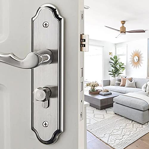 Hengsong Profil-Knaufzylinder Schließzylinder 30/30 Metallsilber-Knaufzylinder, inkl. 8 Schlüssel