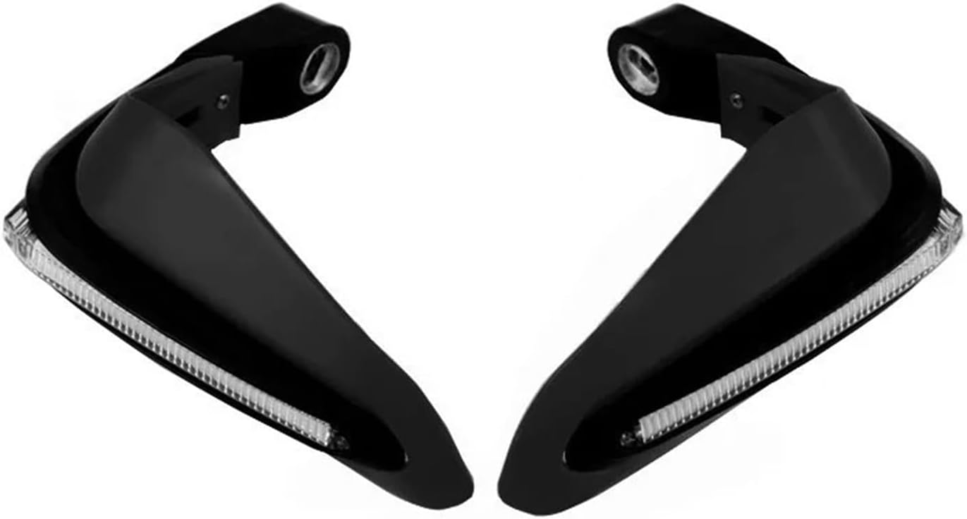 Motorcycle Handguards For NEOS XT 660 XJR1200 XJR 1200 NMAX125 NMAX 125 TTR 250 TTR250 R1 2004 TDM 900 Motorcycle Hand Guards Lights LED Handguard Protective Gear Motorcycle Hand Guard(Black)
