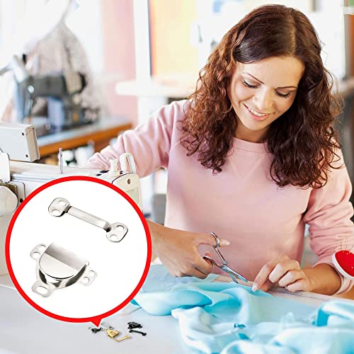 Hook And Eye Closures Sewing Hooks And Eyes Hook & Eye Closure Metal Hook And Eye Fasteners Metal Bra Hook And Eye Nickel Hook And Eye Closure Bra Pack Of 4 #TOP5