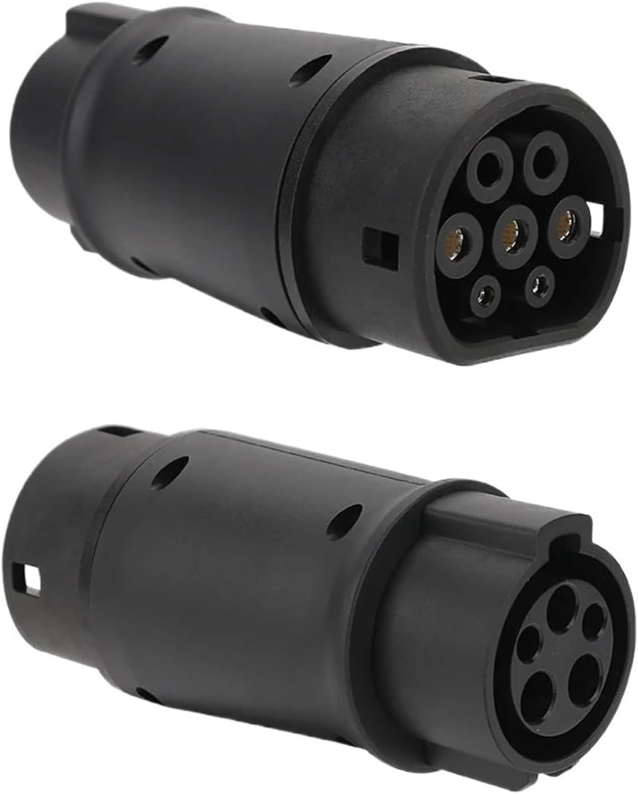 EV Charging TYPE 1 to TYPE 2 Plug Adapter 16A 32A Convertor Connector EVSE for Electric Car Accessories SAE J1772 to IEC 62196(Type 1 to Type 2)