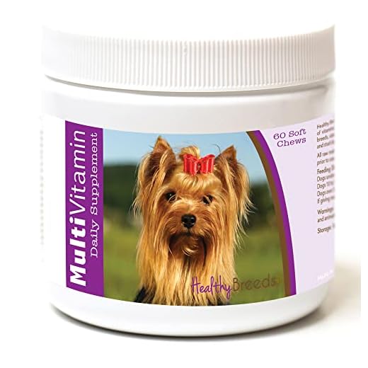 Healthy Breeds Yorkshire Terrier Multi-Vitamin Soft Chews 60 Count