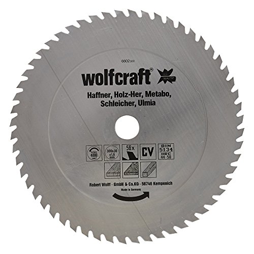 Preisvergleich Produktbild Wolfcraft Kreissäge-Blatt 300 X 30 56Z Cv