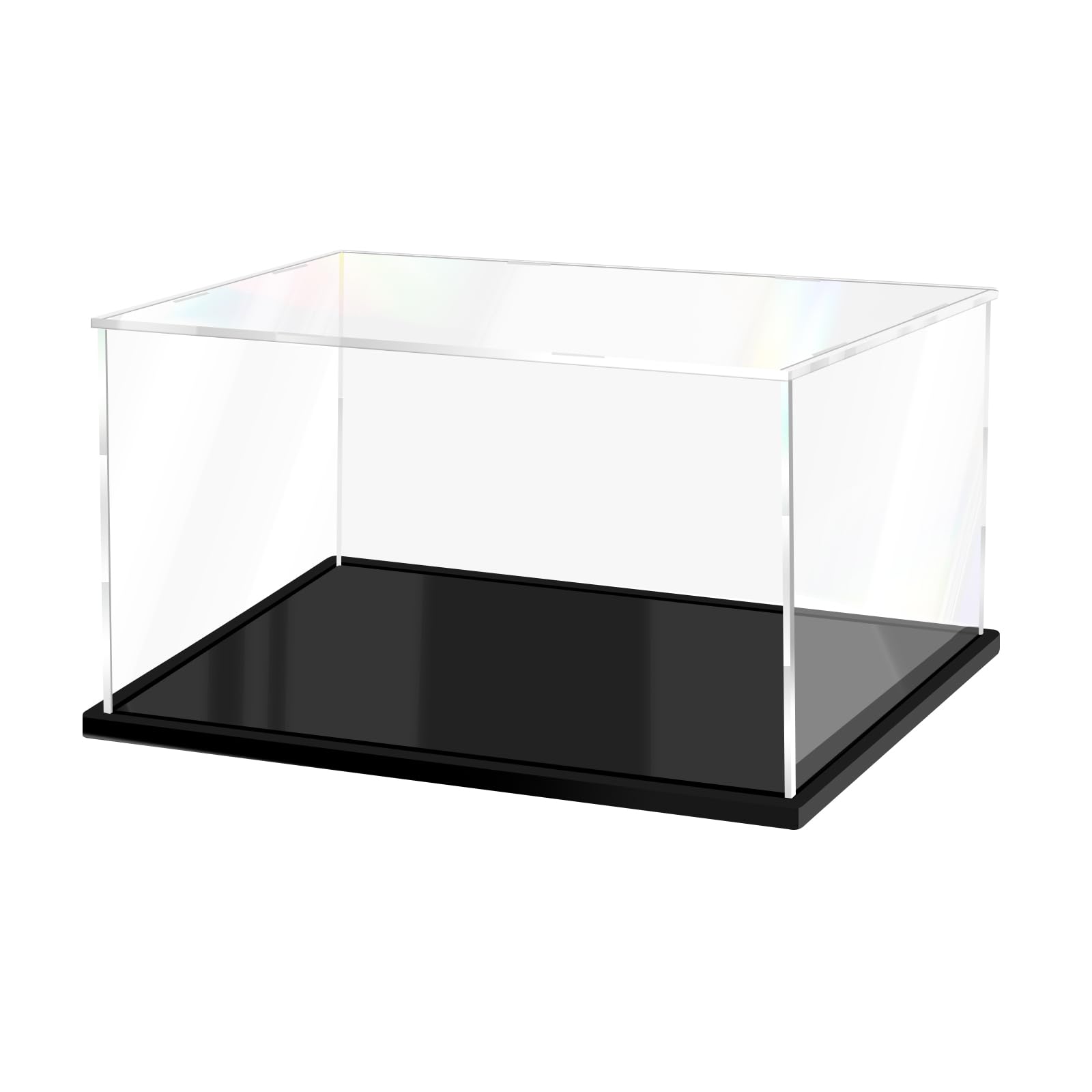 Acrylic Display Case for Lego Collectibles, Clear Glass Box 14x8x8in