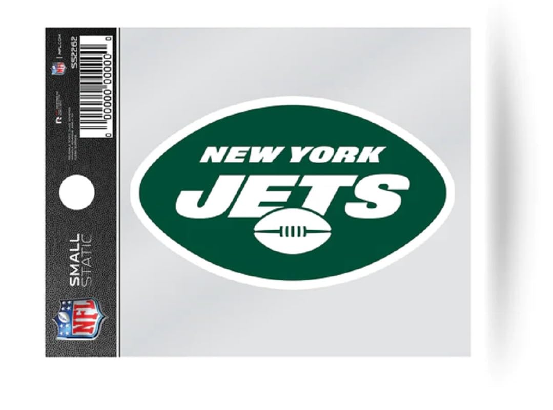 Rico Industries NFL Football New York Jets Primary Small Static Cling
