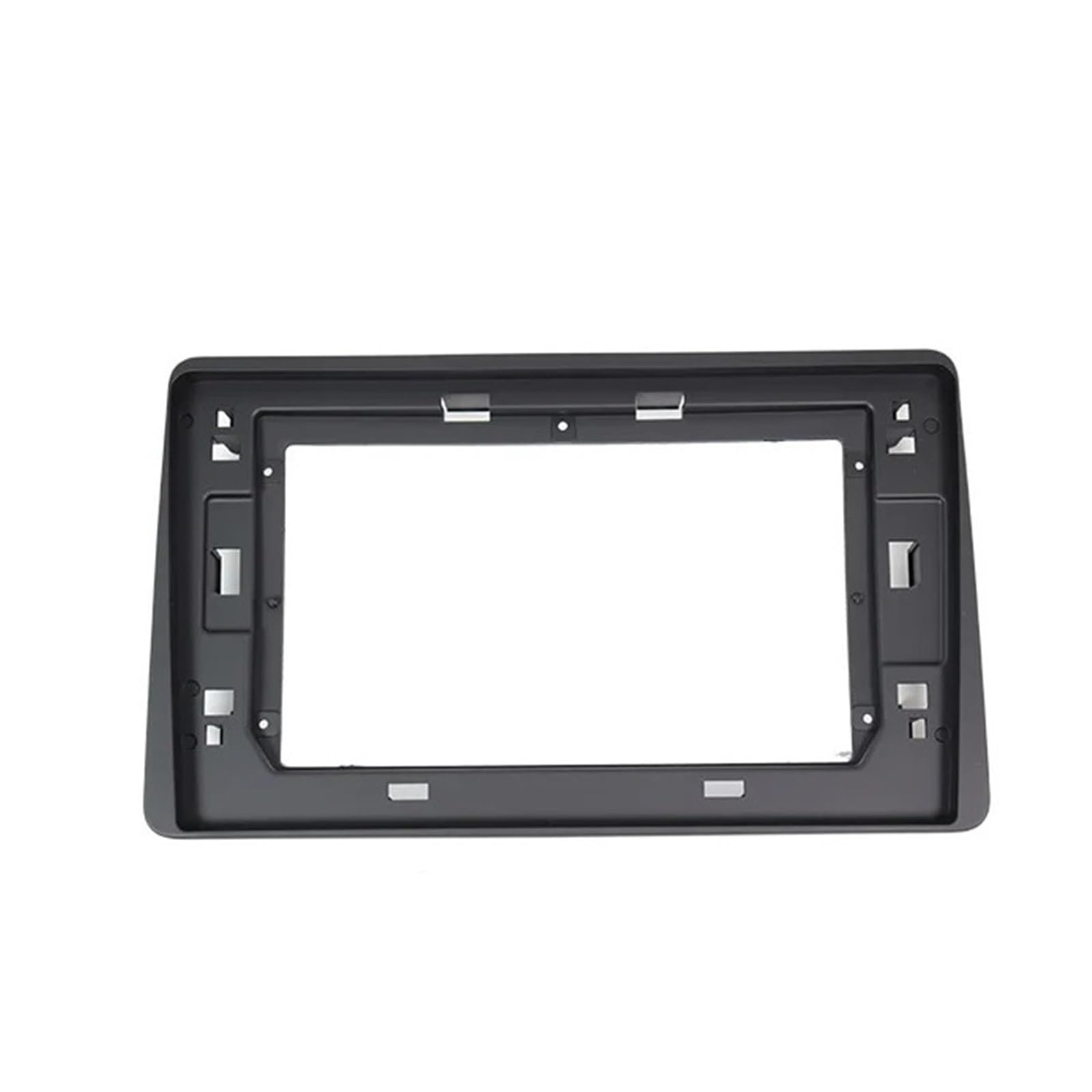 JKELPV Car Radio Frame Kit Fit For RENAULT DUSTER 2012-2018 9/10.1 Inch Car Radio Player Panel Frame Fascia Stereo Dash Cover Radio adapter(2018)