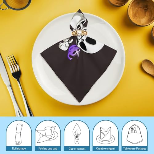 Servilletas de Tela Cuadradas Floral 4 Piezas miniatura 7