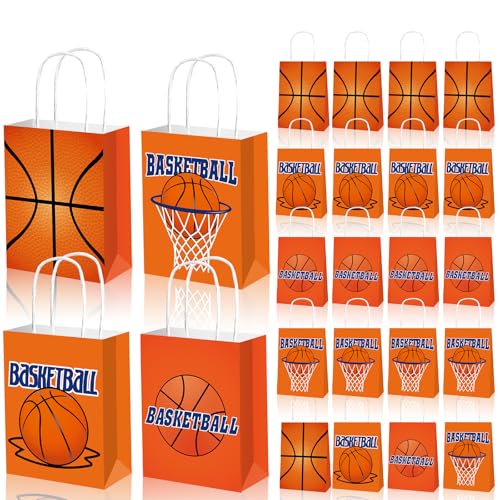 Sacs cadeaux de basket-ball pour offrir des friandises aux adolescents