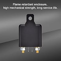 Vista 5 de Interruptor de relé de carga dividida de 4 pines de 12 V CC 120 Amp Relé SPST de servicio continuo para embarcaciones automotrices marinas..