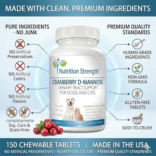 Image of Cranberry D-Mannose for Dogs | Human-Grade UTI Defense