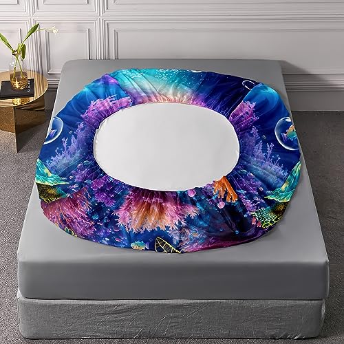 Parure de lit animaux marins et poissons avec drap-housse idéal - 7