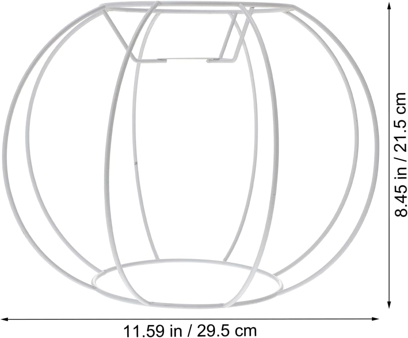 Uonlytech Lamp Holder Lampshade Wire Frame table lamp shade bracket vintage lamp shade frame metal lamp shade holder Globe Lamp Shade Decorative Light Bulb