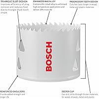 Vista 2 de Bosch HBT075 Sierra perforadora bimetálica M42 de 3/4 pulgadas