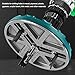 Adjustable Hole Saw Kit 12 Blades Punching Diameter Woodworking Round Opener Tool 1.8‑5in Aluminum Alloy