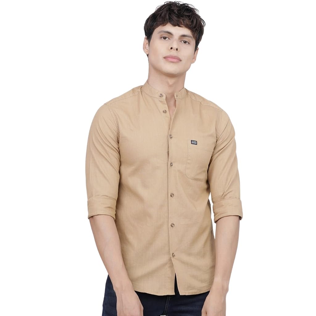 the indian garage co Men's Cotton Regular Fit Shirt-picture-19