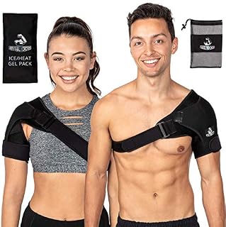 Shoulder Brace with Ice Pack for Men and Women for Support and Pain