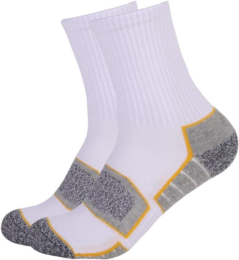 Outdoor Mid Length Sports Socks With Thickened Towel Bottom, Hiking Socks, Running Socks