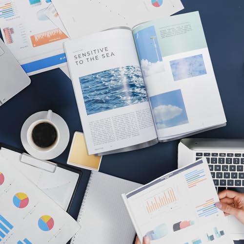 M&G 10 Pack Report Covers with Sliding Bar, 5mm Clear Report Folder for A4 and Letter Size Paper,35 Sheet Presentation Folders, 8.7X 12.2inch