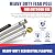 Super Tough Commercial Grade Sectional 25ft Flagpole - Clear Finish | 2 Times Thickness of Residential Poles with Perfect Commercial Quality | Outdoor Flagpoles for 4' x 6' American Flag