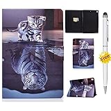fire tiger 2019 horoscope Material: Stand Flip Cover Brieftasche Tablet Case mit Kartenfach Hergestellt mit Premium PU Leder und TPU Silikon. Schlankes / leichtes Design. Das synthetische Äußere und das glatte Innere bieten umfassenden Schutz für Ihr iPad!