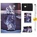 Produktbild KSHOP Kompatibel mit Hülle Case Cover für Samsung Galaxy Tab A T580 10.1 Zoll/Samsung Galaxy Tab A 10.1 Zoll SM-T580/T585/T587 Touchscreen-Stift Tiger