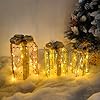 3pcschristmaslightedgiftboxesprelitxmaspresentboxeswithredgreenbluebeadedribbons60warmwhiteledsforhomelawnindooroutdoorchristmasdecor  Urban Country Home Decor 3 pcs christmas lighted gift boxes pre lit xmas present boxes with red green blue beaded ribbons 60 warm white leds for home lawn indoor outdoor christmas decor  urban country home decor