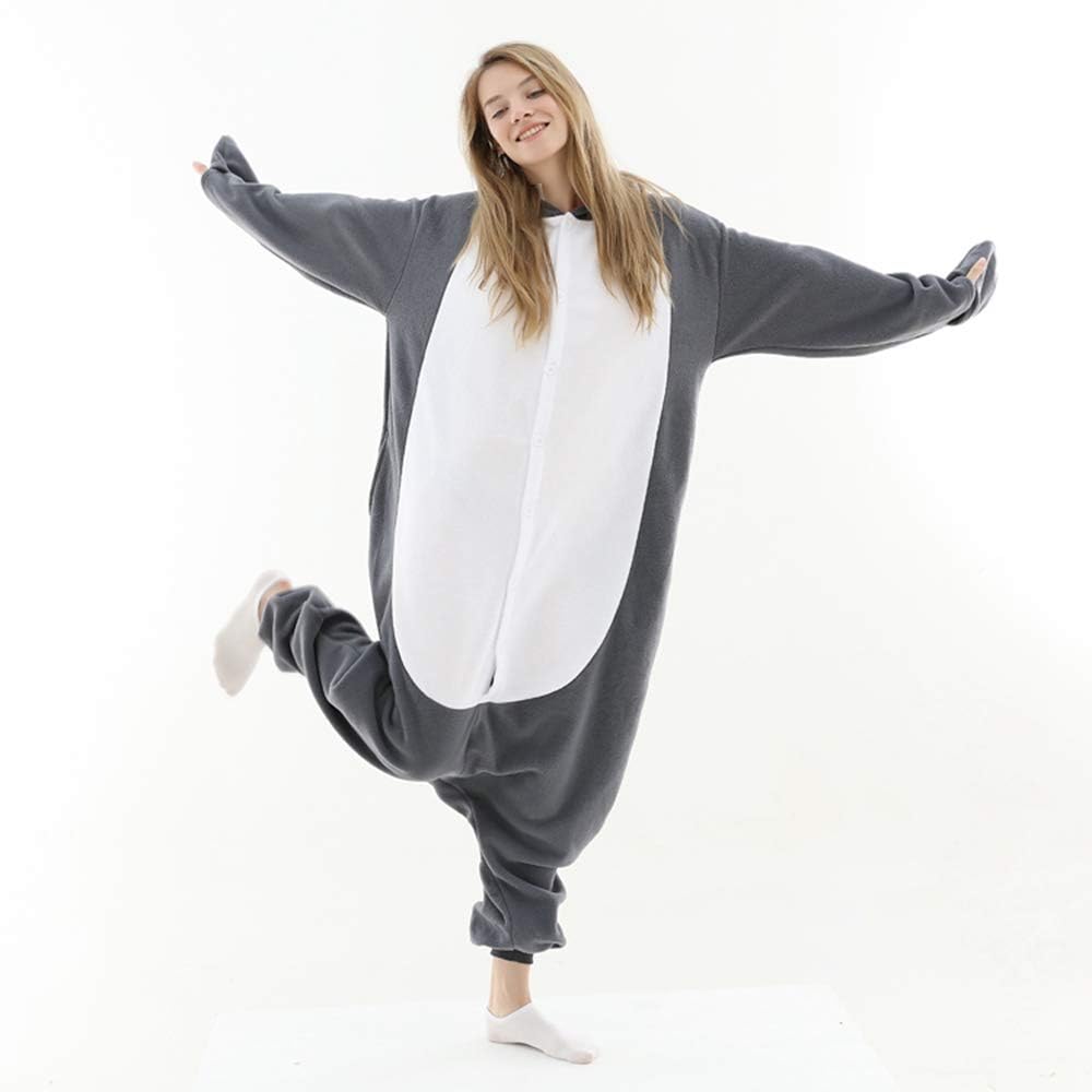 Adult Onesie Animal Pajamas Animal Halloween Costume Unisex Onesies Plush Cosplay Pajamas One-Piece Sleepwear - Image 6