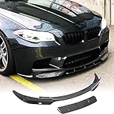 MCARCAR KIT F10 Real Carbon Fiber Front Bumper Lip for BMW 5 Series F10 M5 Sedan 2012-2016 Chin Spoiler Splitter Protector Factory Outlet