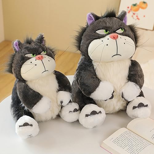 Image of Storescent Cute Angry Cat Plush Cartoon Kawaii Cat Plush Cat Stuffed Animal Birthday Gift for Girls & Boys 35cm
