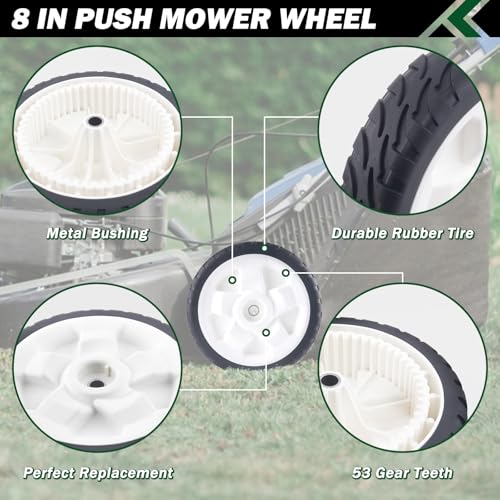 CheeMuii Lawn Mower Wheels - Detailed Features