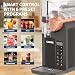 Slush Maschine, 6-in-1 Slush Ice Maker,2 l, 7 Smarten Programma, Softeismaschine Für Zuhause, Automatische Reinigung, Eismaschine Slush Für Slushie, Milchshake, Frappé, Wein, Cocktail Maschine,Schwarz