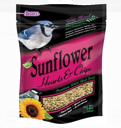 Alimento para Aves Brown's com Sementes de Girassol Descascadas, 1,36 kg