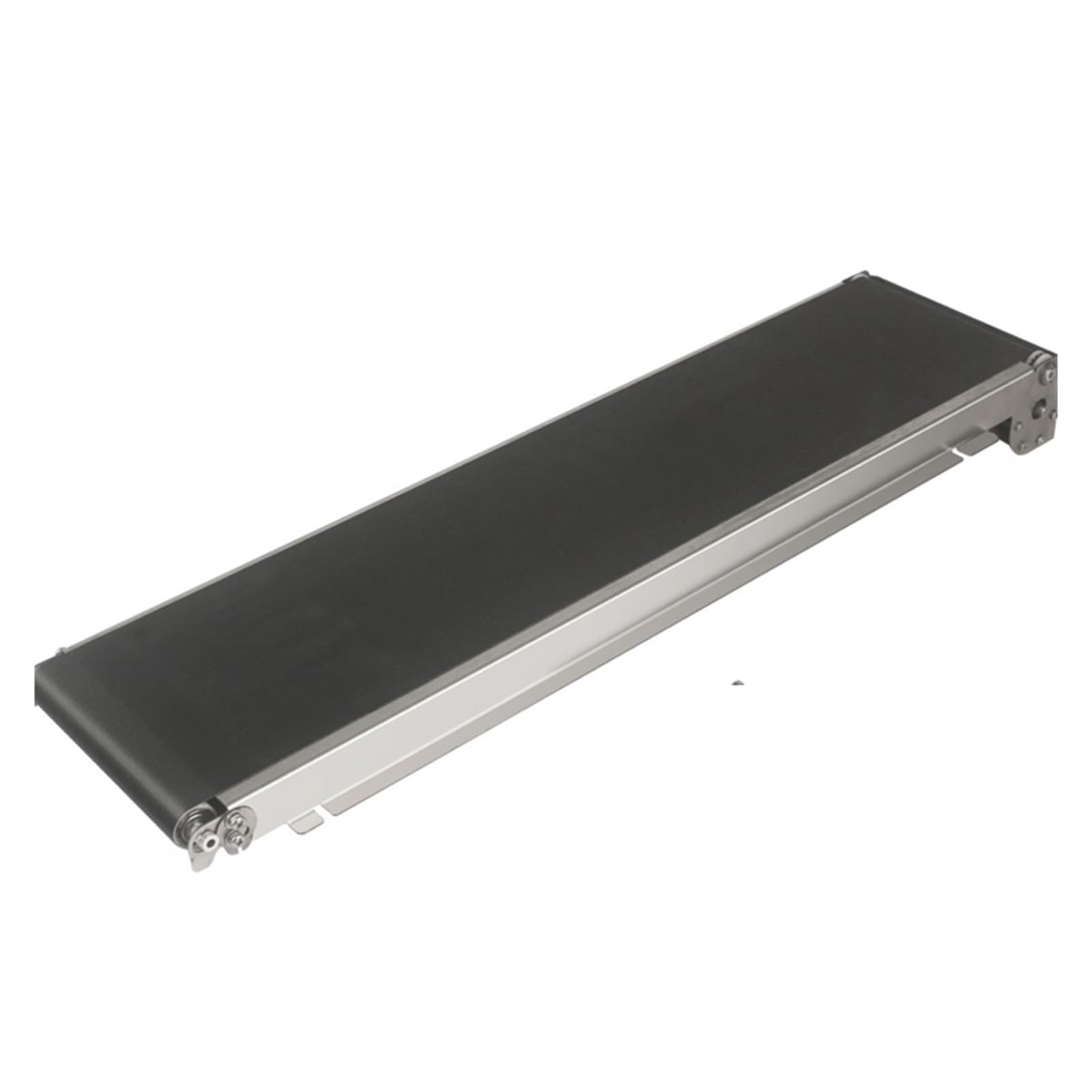 convoyeur à bande Machine à bande transporteuse en acier inoxydable 24V, petit convoyeur à bande 552mm de qualité alimentaire, distributeur automatique de bande en PU, voie de chargement ( Size : 552m