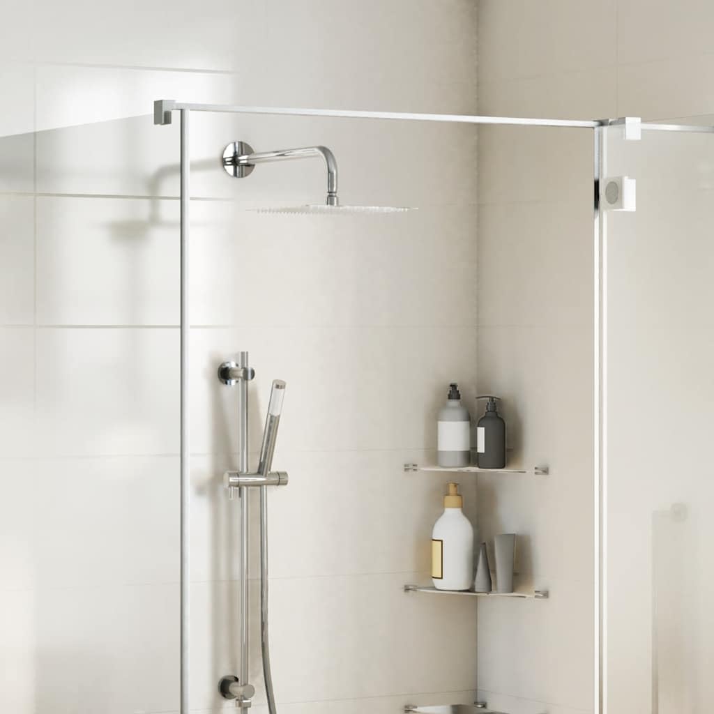 Testa Doccia a Pioggia in Acciaio Inox 304 25x25 cm Quadrata,Testa Doccia a Pioggia,Doccia Soffione,Attrezzature per Bagni-4103913
