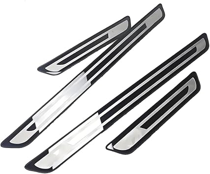 Car Door Sill Protector Strips for VW Caddy Maxi V 2020-, Edge Entry Guards Scuff Kick Plates Trim Anti-Scuff Protectors Welcome Pedal Accessories,B/TypeB