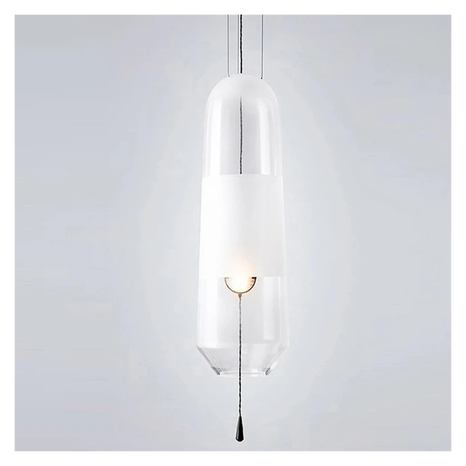 Suspension en verre moderne luminaire créatif pour cuisine et chambre