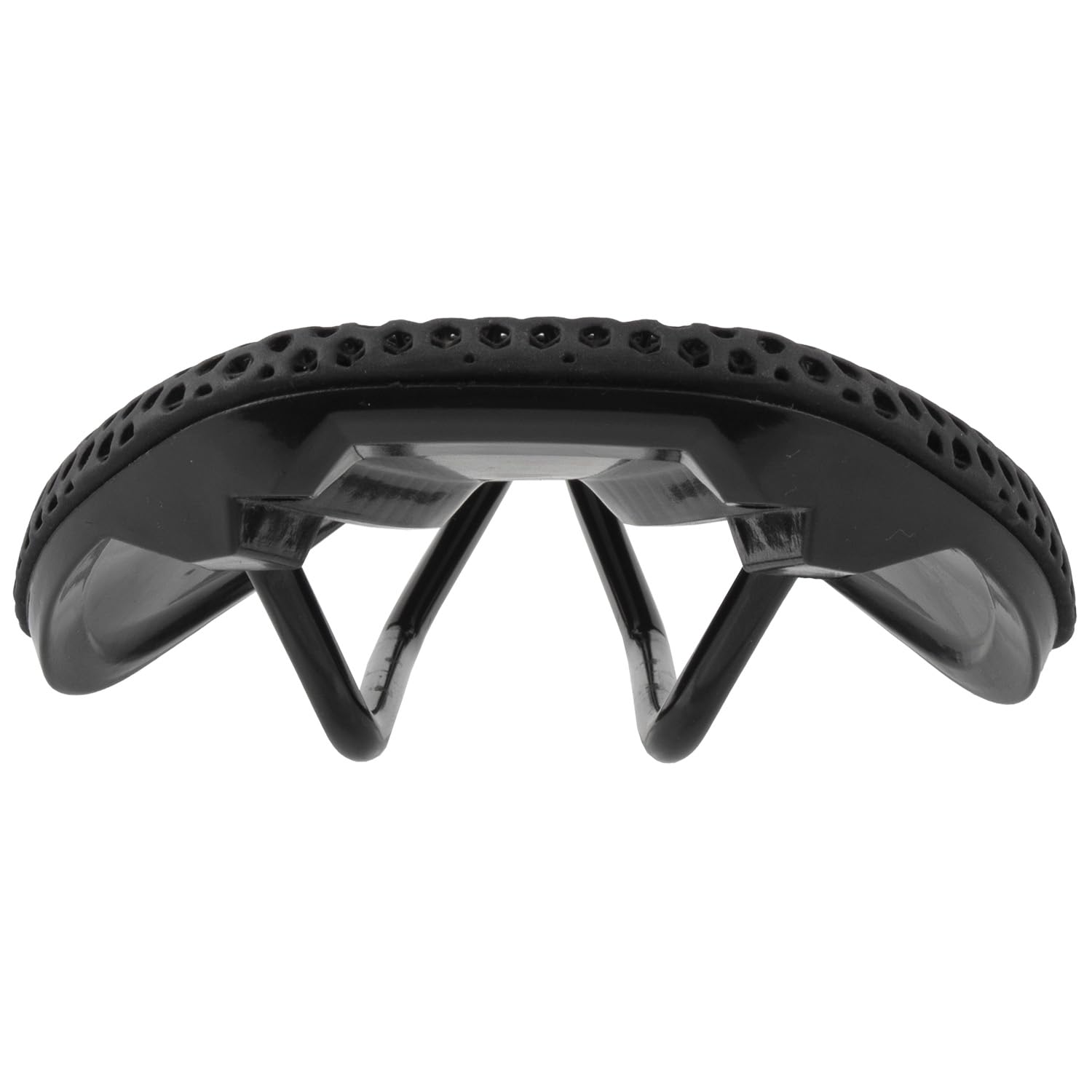 Sellino per bicicletta 3D Comp: sella da corsa anatomica, nylon, nero