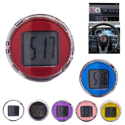 Mini Motorcycle Clocks,Motorcycle Bike Clock,Waterproof Stic