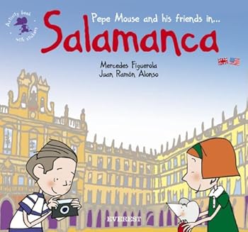 Paperback Pepe Mouse and his friends in Salamanca. Activity book with stickers Book