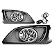 For Chevy Aveo/Sonic T300 Pair of Bumper Driving Fog Lights w/Bezel & Switch (Clear Lens)